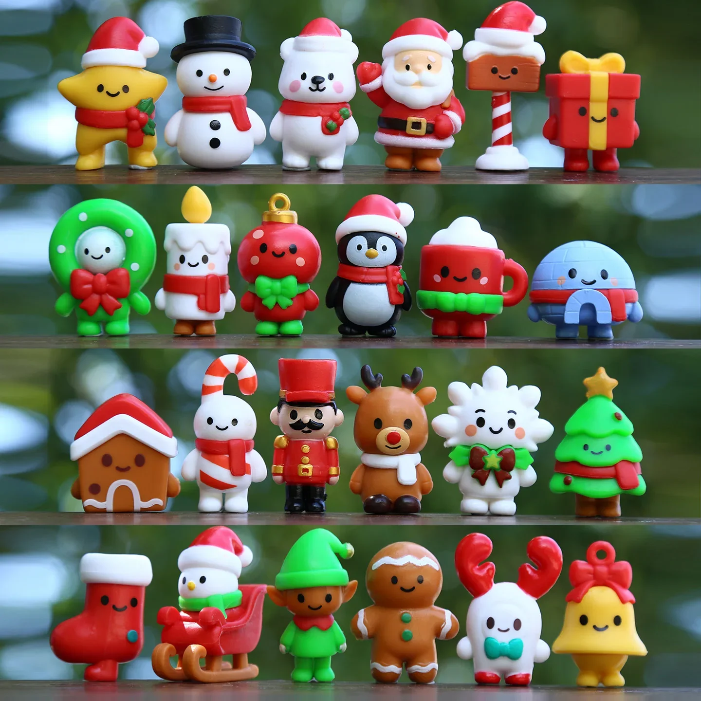 24Pcs Mini Christmas Action Fi - Elk Bugle Call 评论和价格