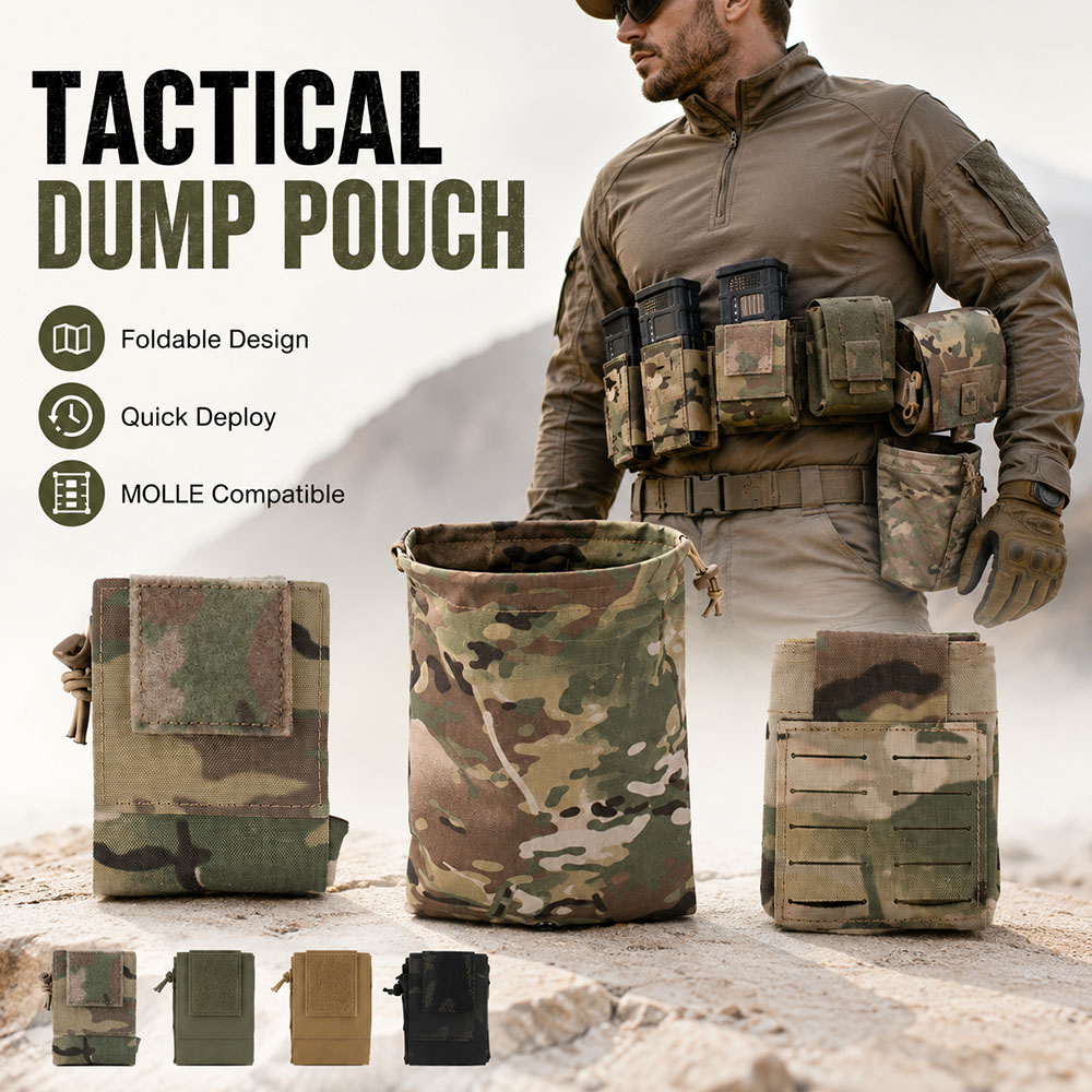 Tactical MOLLE Dump Pouch Fold - Outdoor Hunting Gear Storage 评论和价格