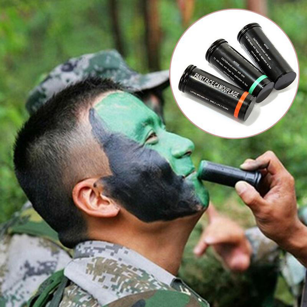 3Pcs Camo Face Paint Skin Frie - Camo Face Paint 评论和价格