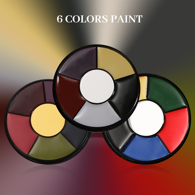 6 Color Oil Face Paint palette - Camo Face Paint 评论和价格