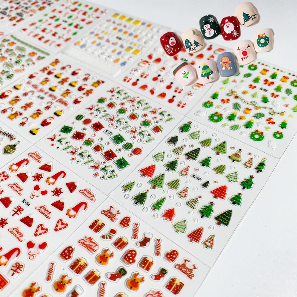 30pcs Christmas Nail Art Stick - Elk Bugle Call 评论和价格