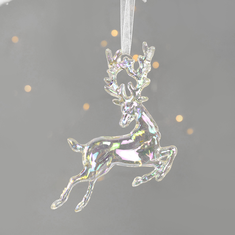 Acrylic Christmas Tree Hanging - Elk Bugle Call 评论和价格