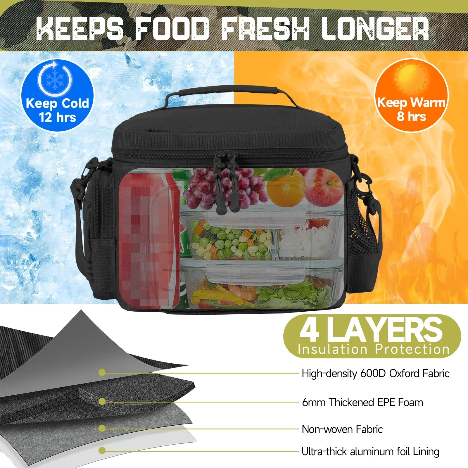 13L Tactical Thermal Cooler Ba - Outdoor Hunting Gear Storage 评论和价格